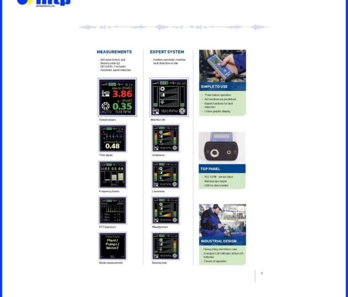 Vibration Meter Vibration Analyzer Data Collector ADASH ADASH A4900 Vibrio M Ex