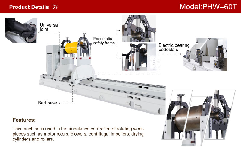 Balancing Machines JP Belt Drive Balancing Machines PHQ