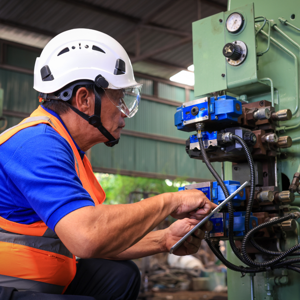 repairing and maintaining industrial engineering machines, mataneepan, industrial engineering machines